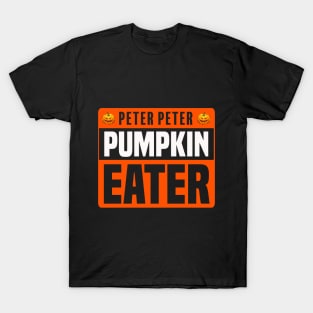 Mens Peter Pumpkin Eater Costume for Couples - Matching Halloween T-Shirt